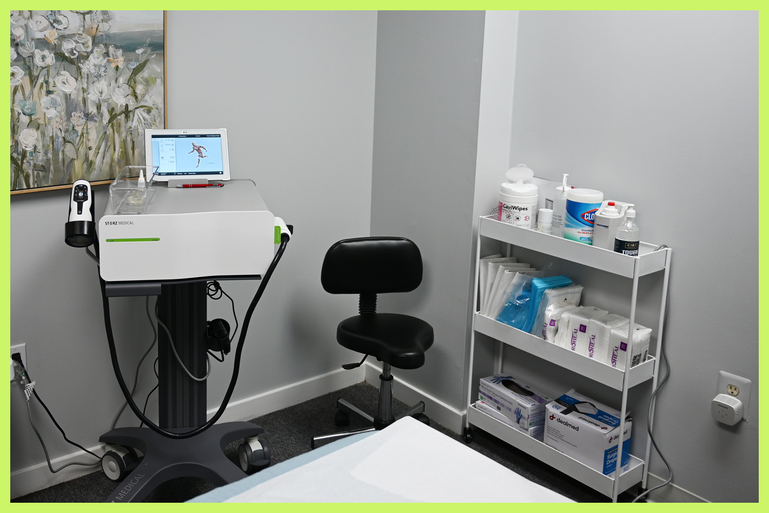 Shockwave Therapy Setup in Yardley, PA